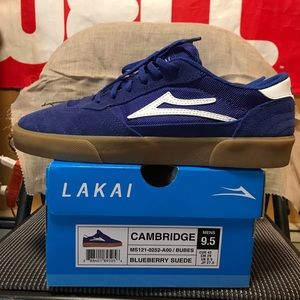 Lakai Cambridge sz 9.5 blueberry